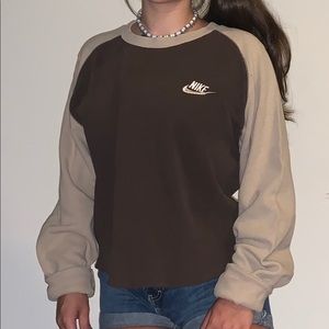 long sleeve nike shirt with swoosh